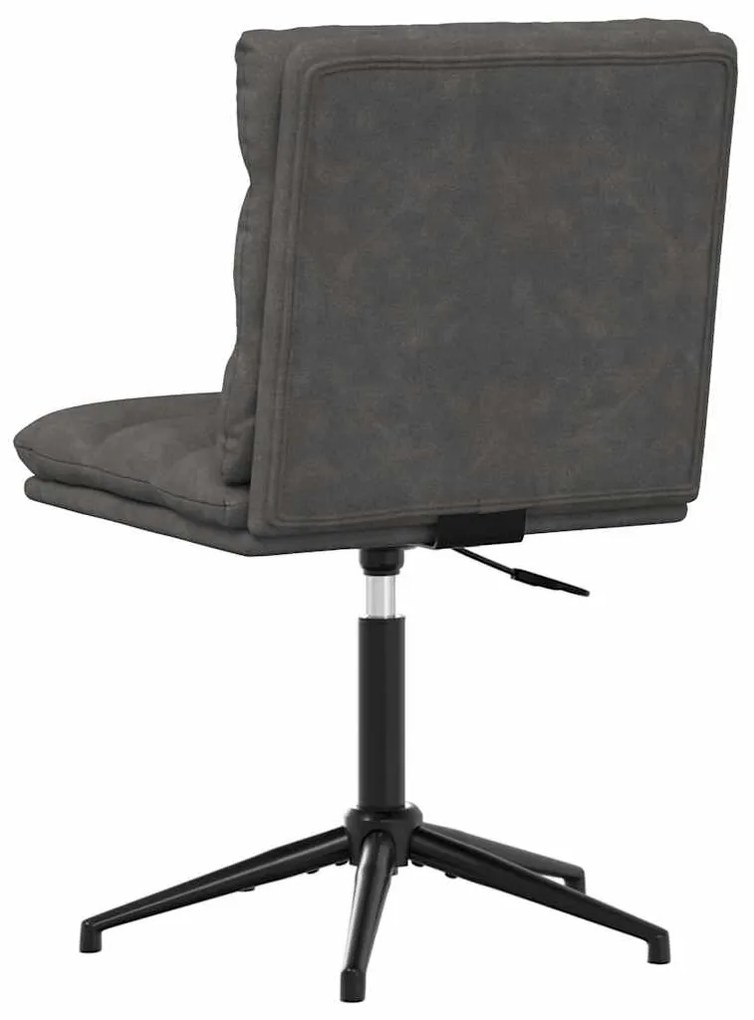 Cadeiras de jantar 2 pcs couro artificial preto