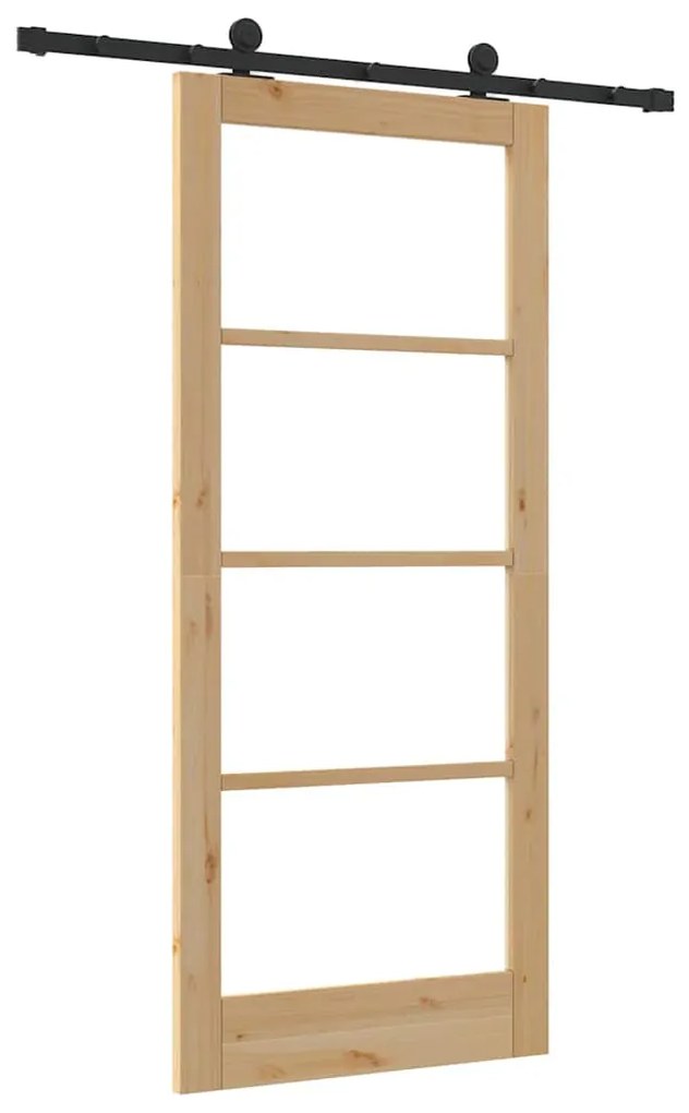 Porta Deslizante vidaXL com Conjunto de Ferragens "ORKDAL" 86x198.5 cm