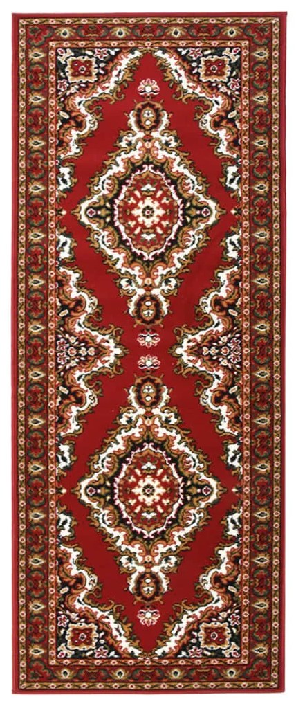 vidaXL Passadeira 80x200 cm polipropileno vermelho oriental