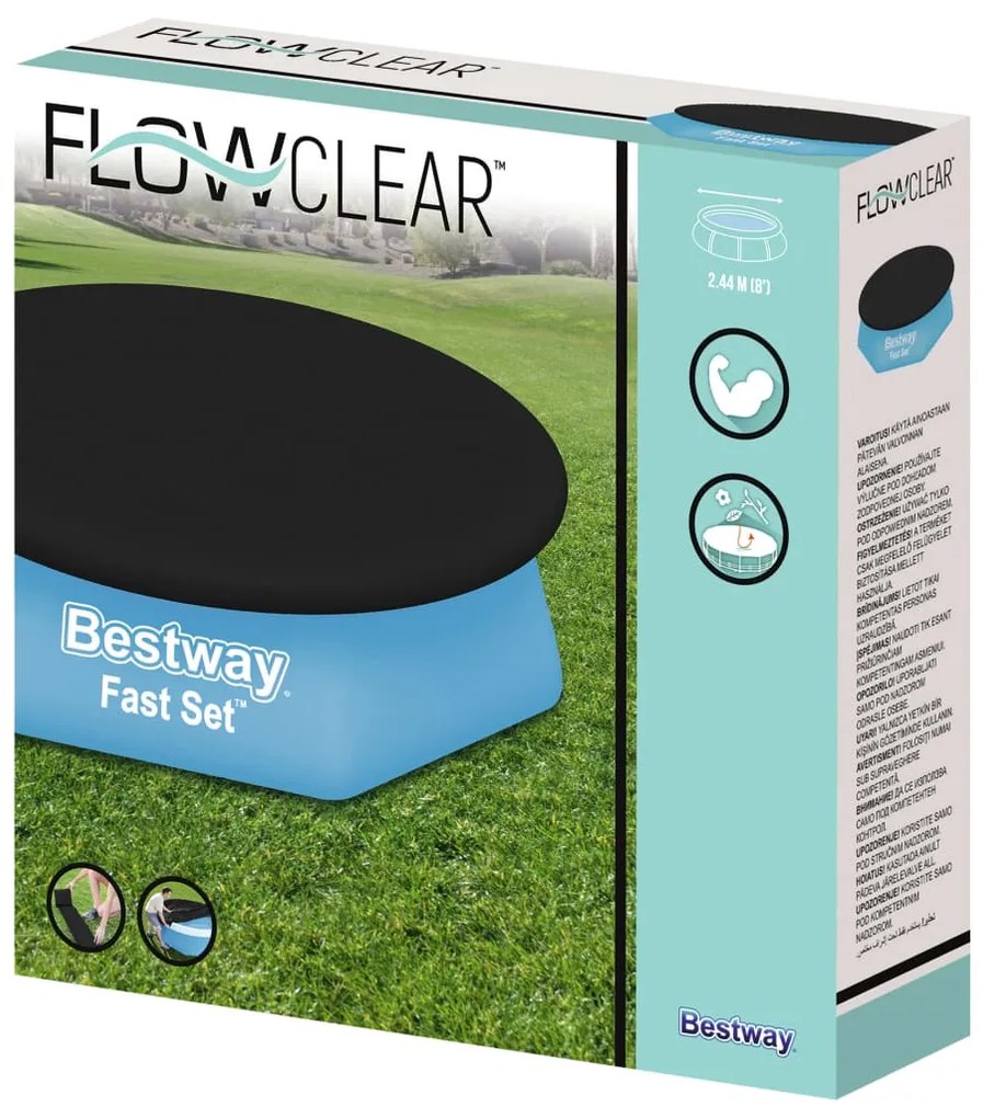 Bestway Flowclear Cobertura de piscina Fast Set 240 cm