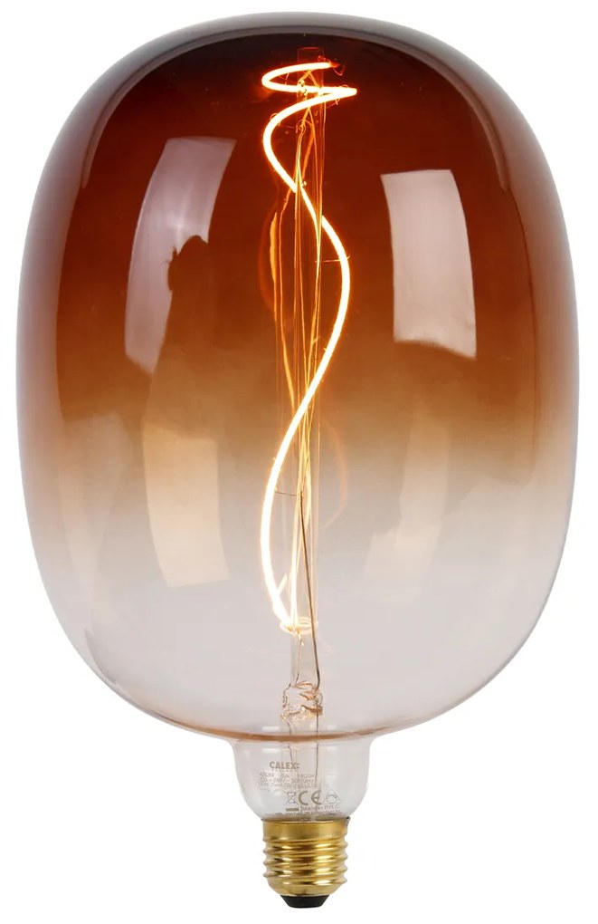 Candeeiro de suspensão dourado 3 luzes com LED regulável - Cava Luxe Moderno