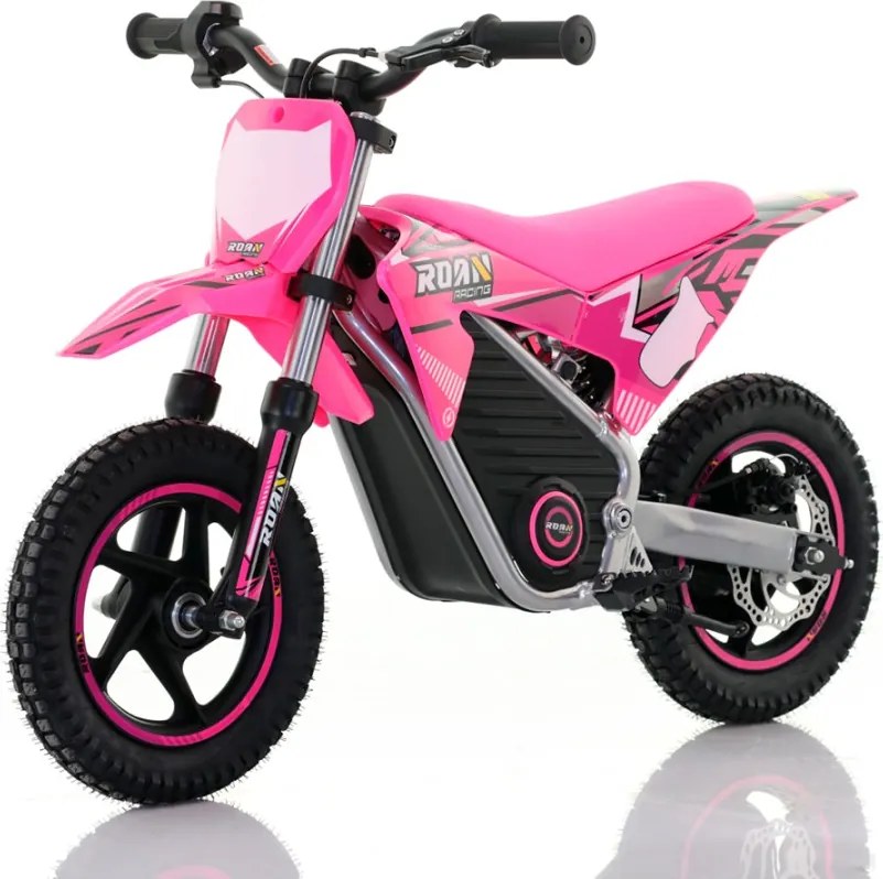 Mini moto elétrica para crianças Minicross electrica 250W 12/12"  Warrior MX-E250 Rosa