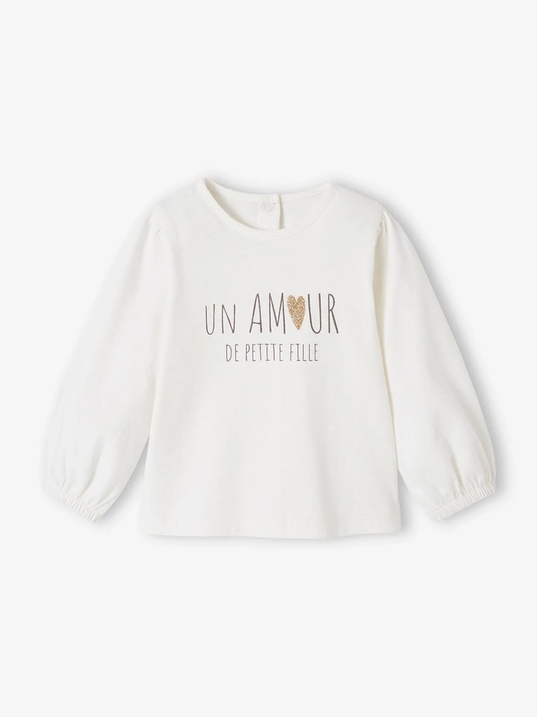 Camisola personalizável, para bebé cru