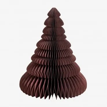 Árvore De Natal De Papel Noelle Cedro Vermelho & ↑31 Cm - Sklum