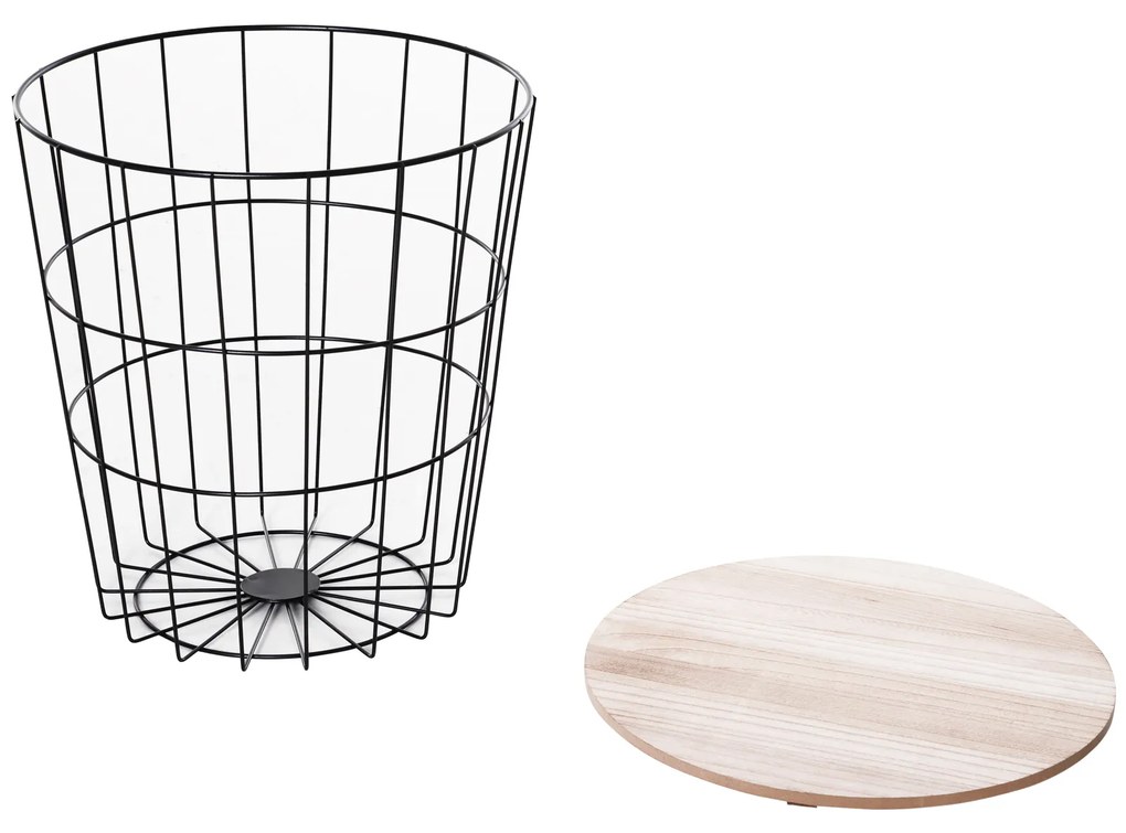 Mesa de centro para sofá Com espaço de armazenamento Estilo Industrial