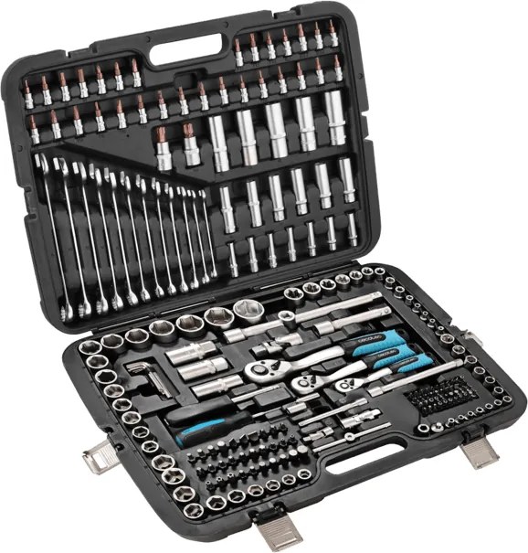 Caixa de ferramentas ToolBox KRK 6200 216 peças