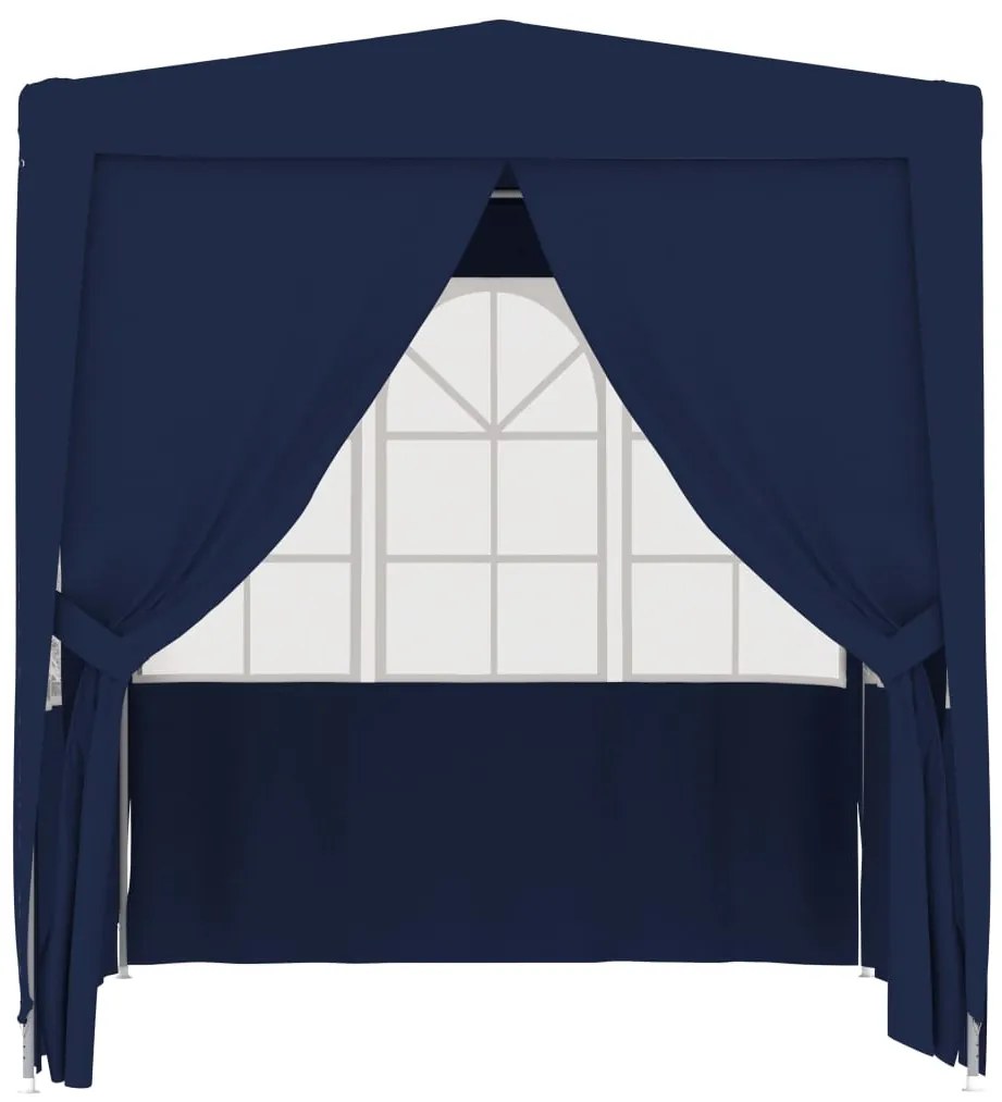 Tenda festas com paredes laterais 2x2 m 90 g/m² azul