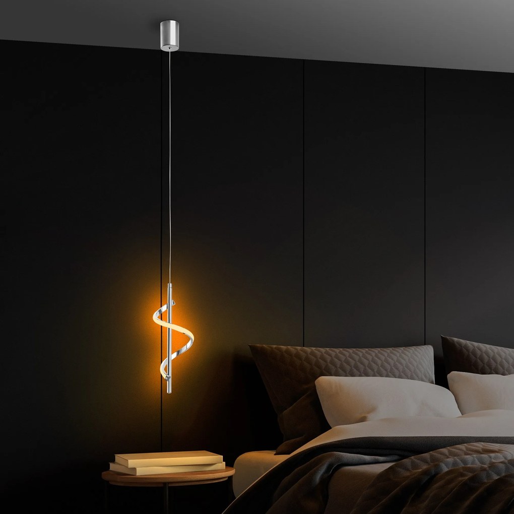 Chandelier Likma – Chrome – 16x50-100x16 cm