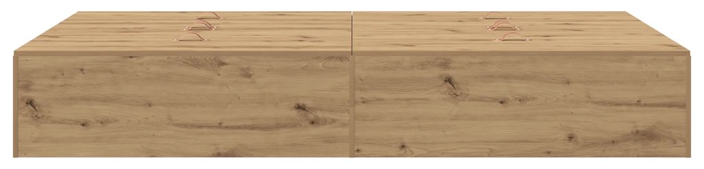 Cama de Armazenamento vidaXL Artisan Carvalho 120x190 cm