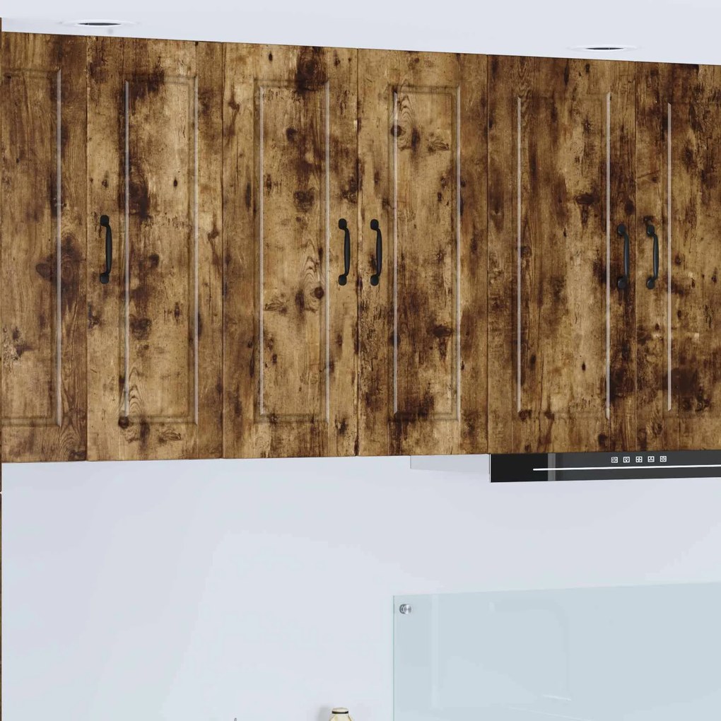 vidaXL Armário de Cozinha com porta Carvalho Defumado 60 x 31 x 80 cm
