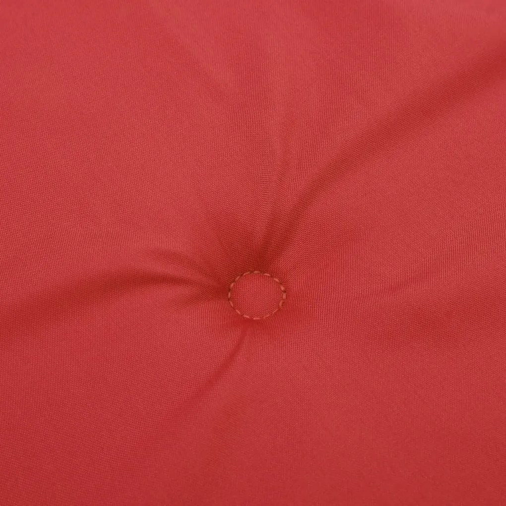 Almofadões para cadeiras altas de jardim 4 pcs tecido vermelho