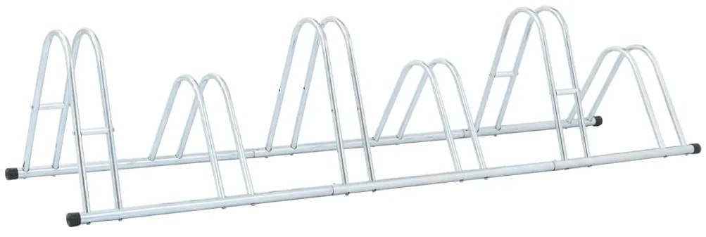 Suporte independente para 6 bicicletas aço galvanizado