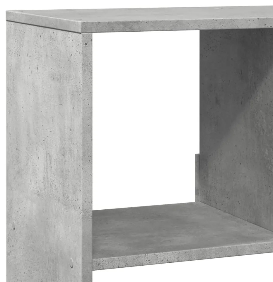 Estante 100x33x125,5 cm derivados de madeira cinzento cimento
