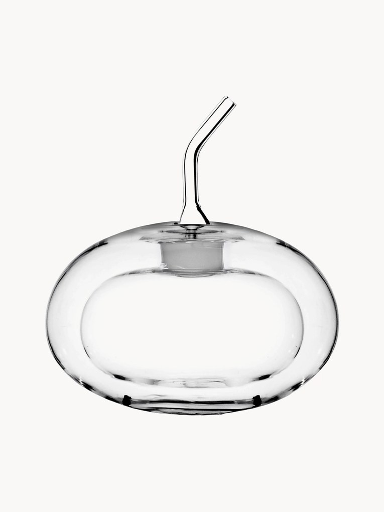 Garrafa de vinagre e azeite em vidro borosilicato artesanal Sfera