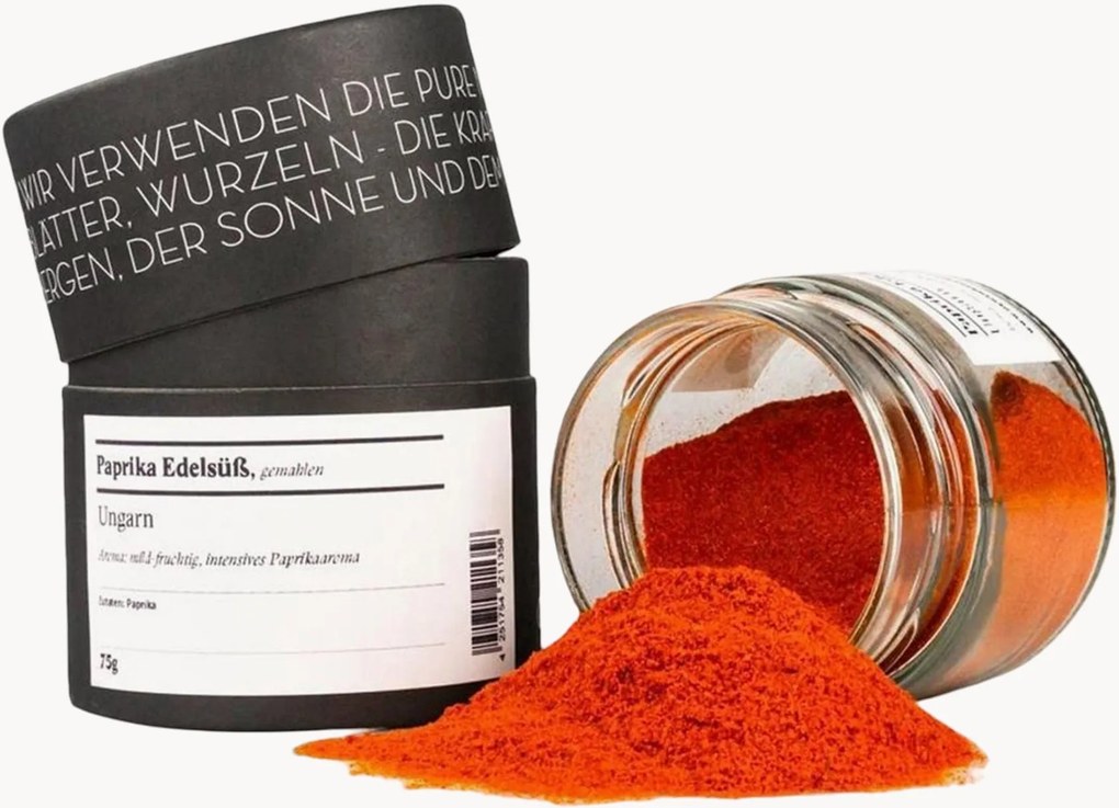 Paprica doce moída, conjunto de 2