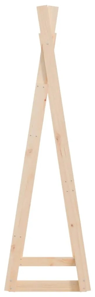 Suporte para roupas 100x45x150 cm madeira de pinho maciça
