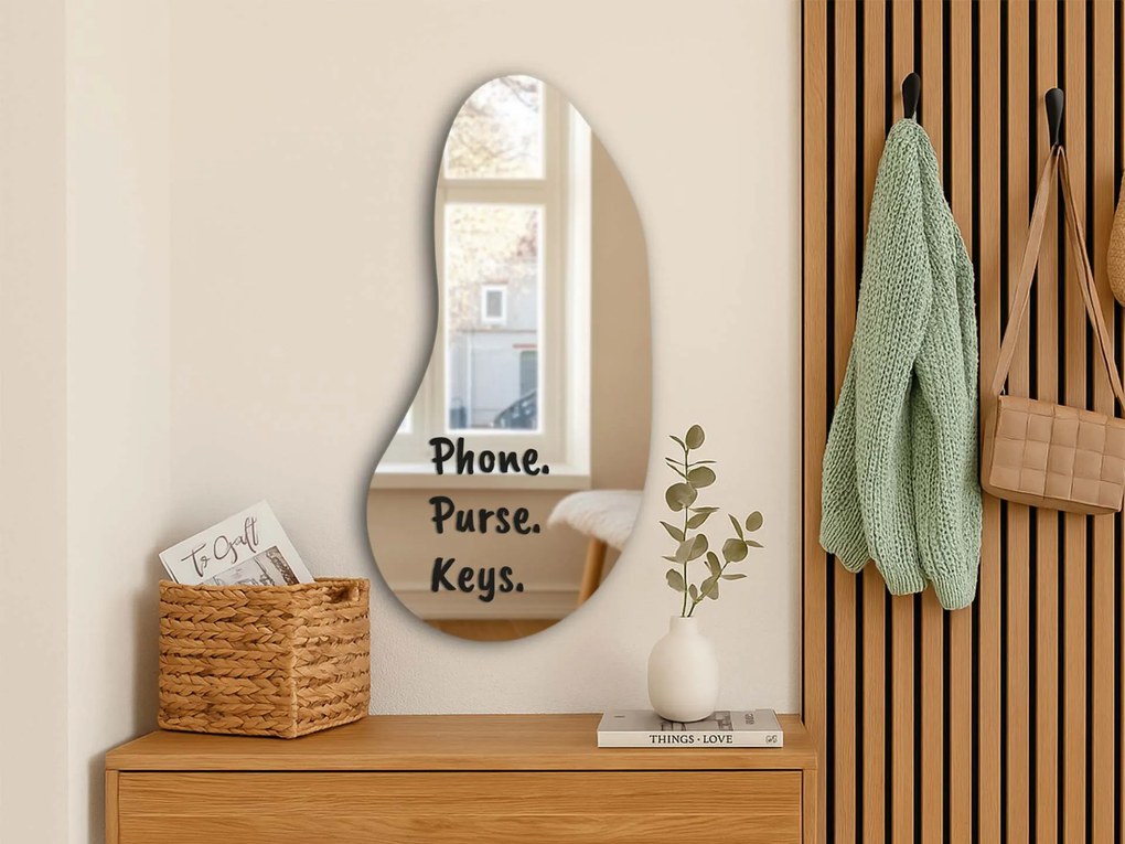 Autocolante para espelho S31 – Phone. Purse. Key.