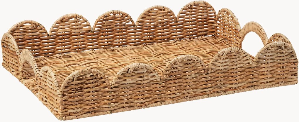 Tabuleiro decorativo em vime artesanal Classic