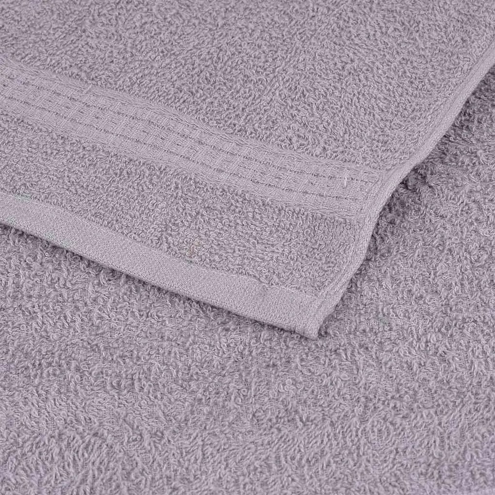 Toalhas de banho 2pcs 70x140 cm 360 gsm 100% algodão cinzento