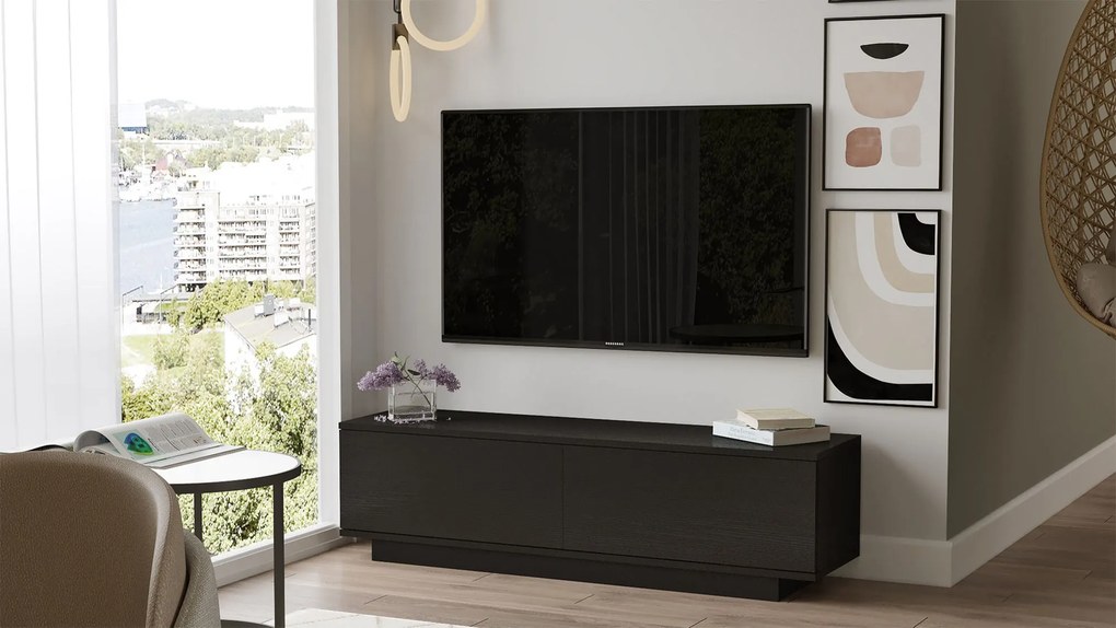 Suporte para TV FN1 – Preto – 140x38,2x35,5 cm