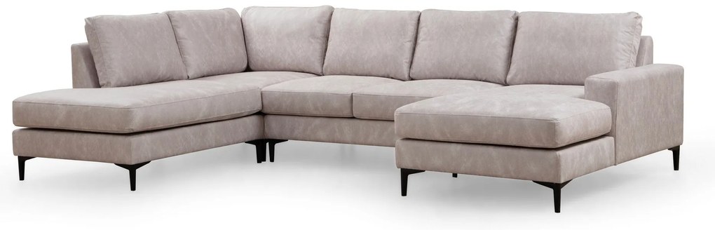 Sofá de Canto Porto Corner – Bege – 200 cm x 314 cm x 155 cm