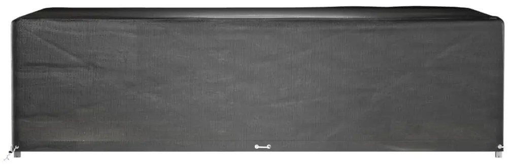 Capas p/ mobília jardim 2 pcs 16 ilhós 325x205x90 cm retangular