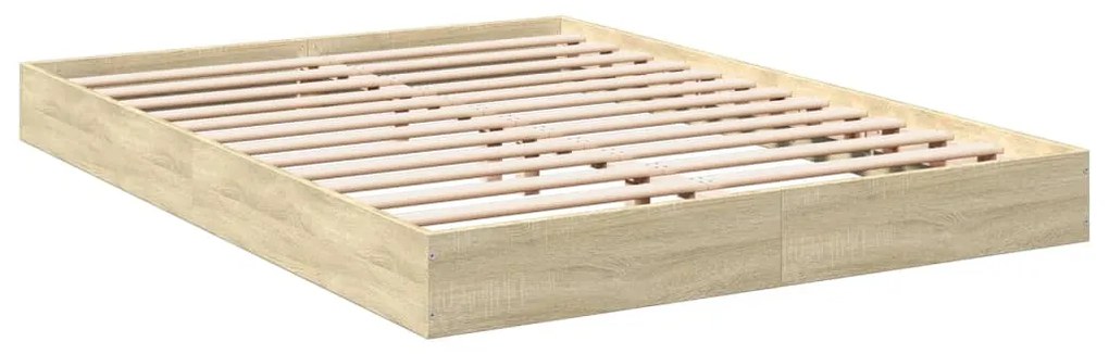 Estrutura cama s/ colchão derivados de madeira carvalho sonoma