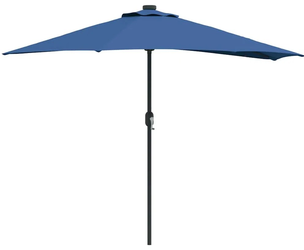 Guarda-sol de Jardim Azul Azur 294 x 150 x 224 cm tecido