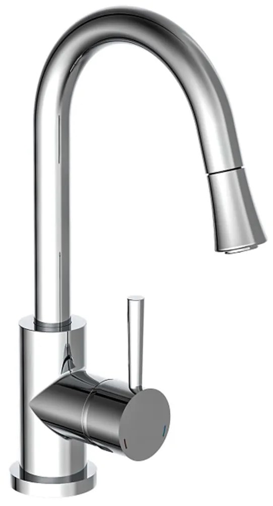 435063 SCHÜTTE Torneira misturadora lava-louça com bocal extraível UNICORN
