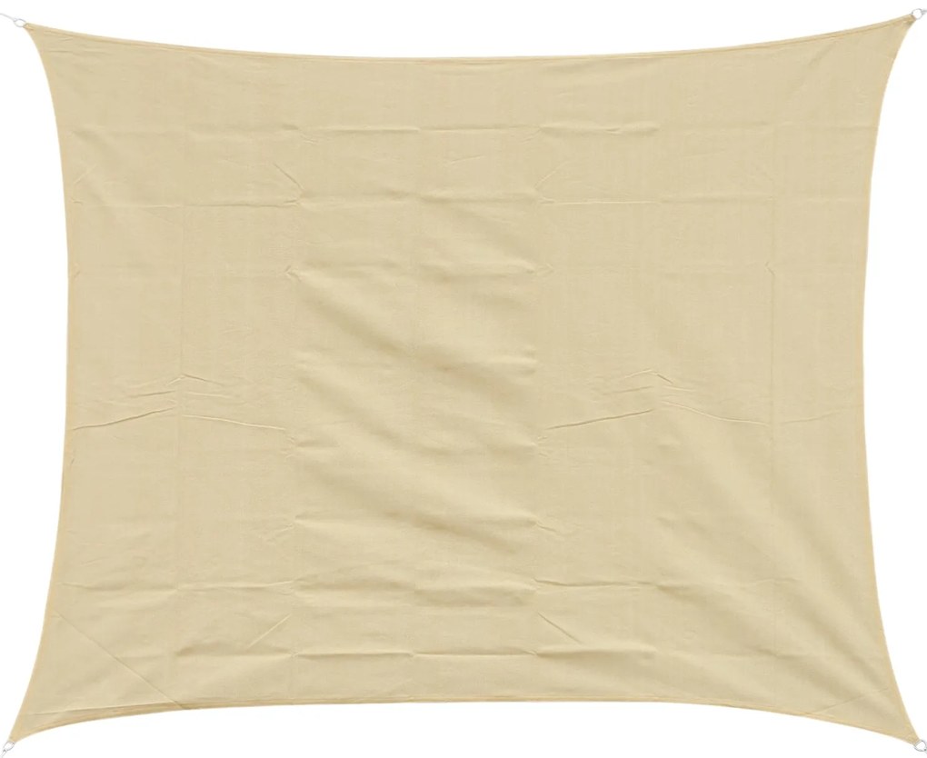Vela de Sombra Retangular 3x4 m Toldo Vela de HDPE com Proteção UV Ane