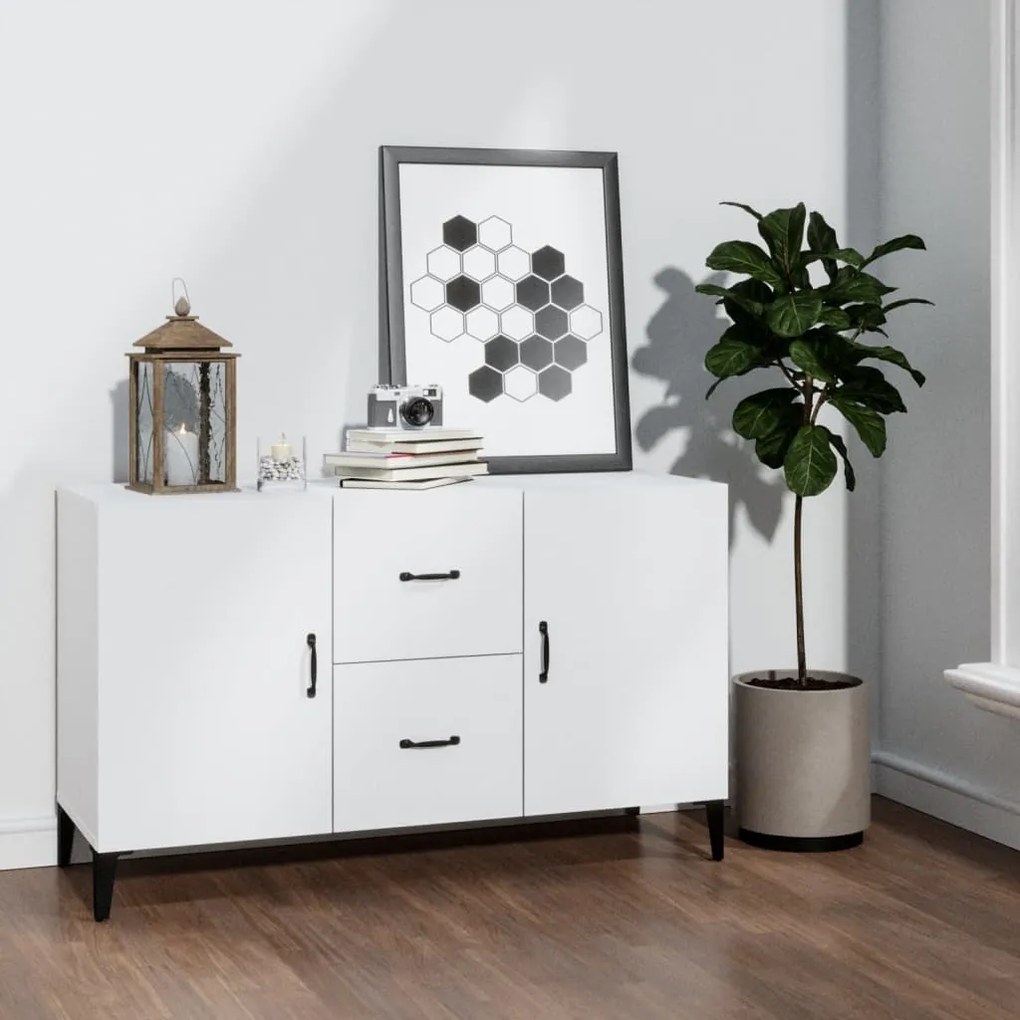 vidaXL Aparador 100x36x60 cm derivados de madeira branco