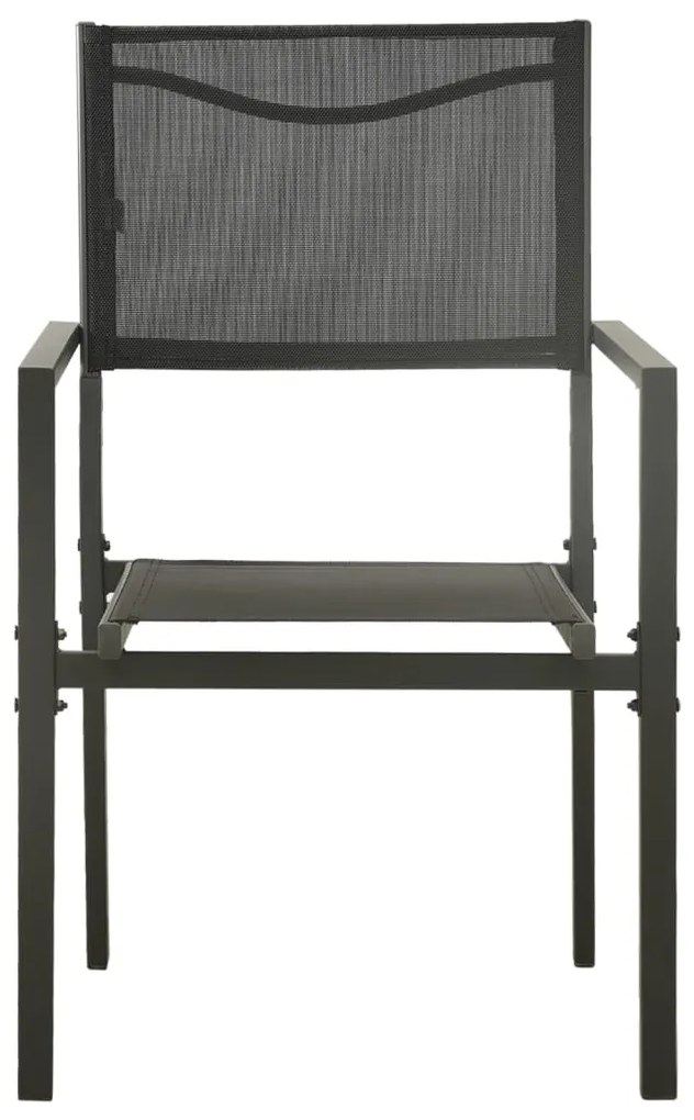 9 pcs conjunto de jantar para exterior aço