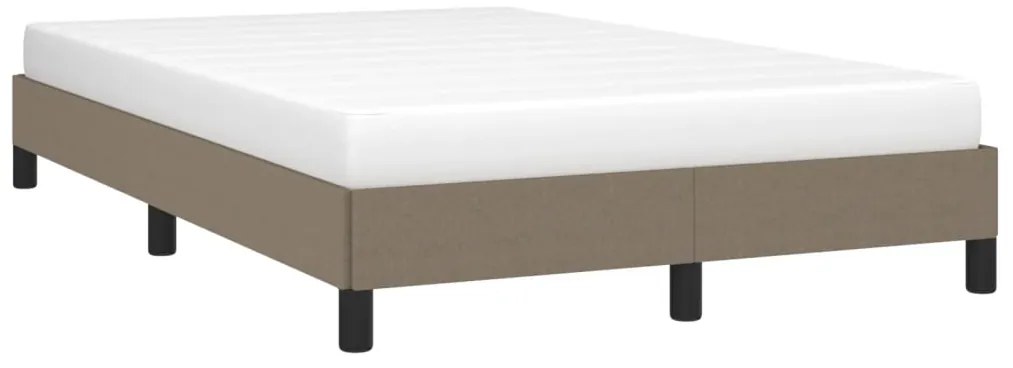 Estrutura cama sem colchão 120x200 cm tecido cinza-acastanhado