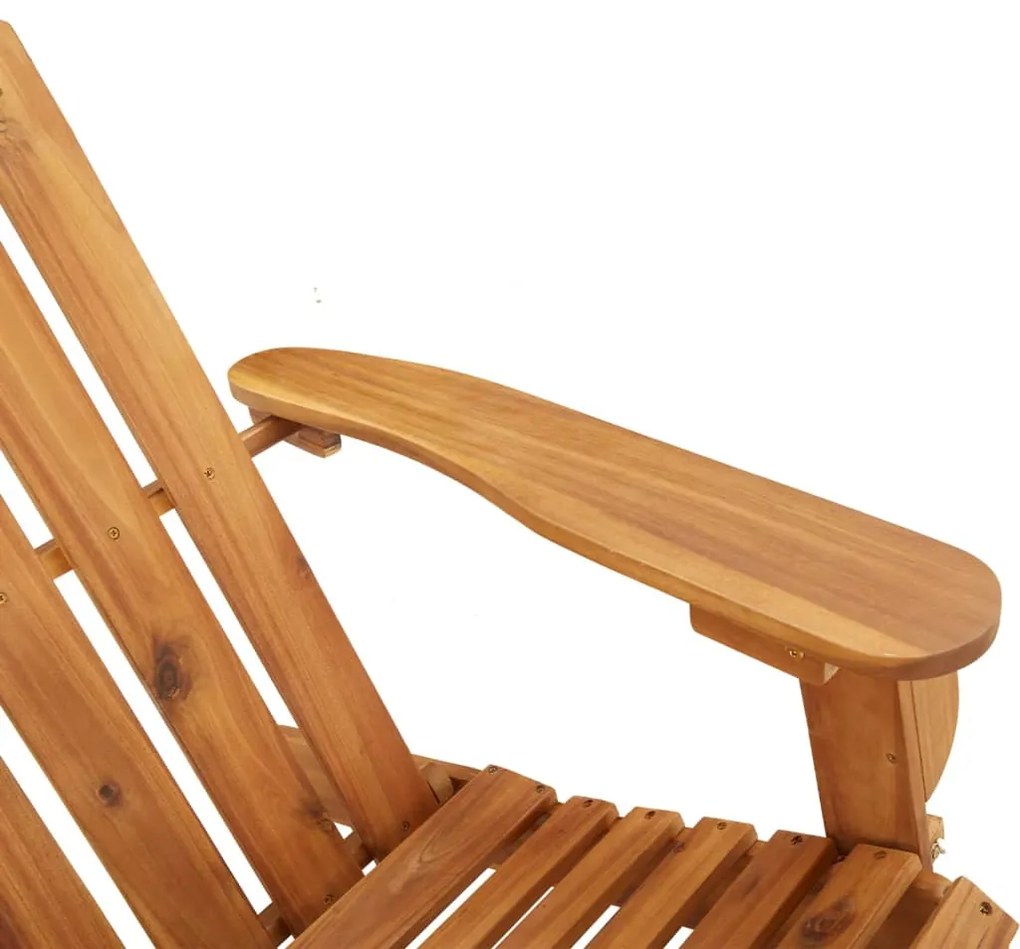 Conjunto lounge de jardim Adirondack 2pcs acácia maciça