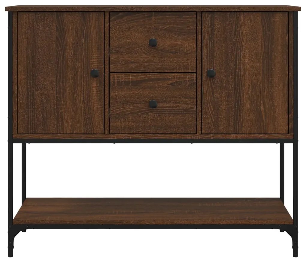 Aparador 100x36x85 cm derivados de madeira carvalho castanho