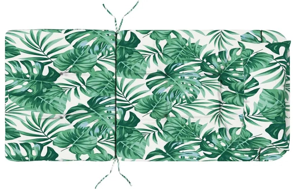Almofada Tropical com Padrão de Folhas Padrão de Folhas Poliéster