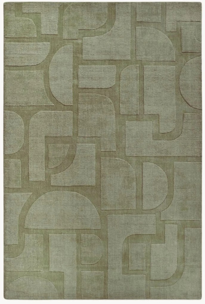 Tapete de lã com relevo Alexis