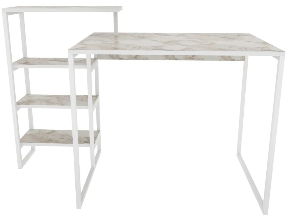 Secretária Rino – Branco – 133x60x76,8 cm