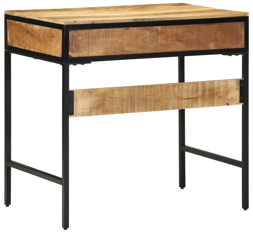 Mesa 80x50x75 cm Madeira Sólida de Manga Crua