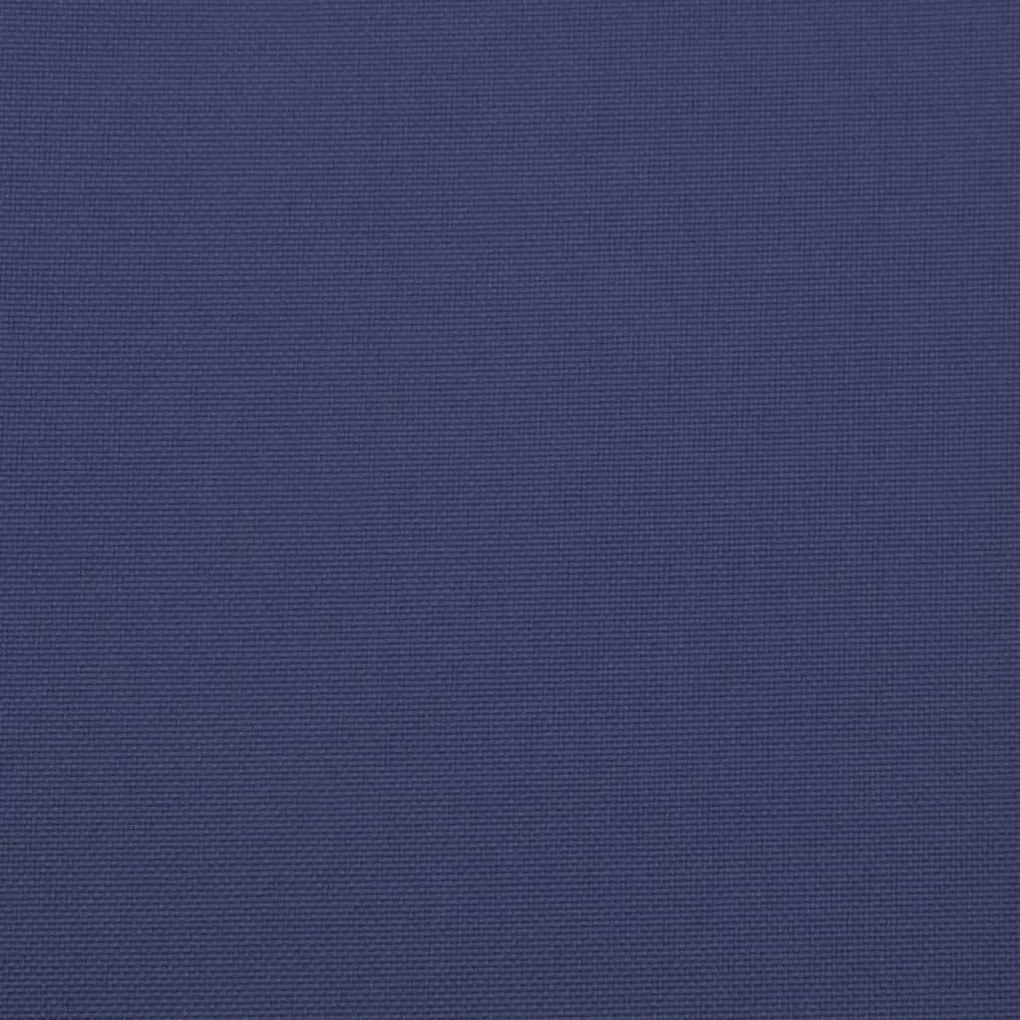 Almofadões banco jardim 2 pcs 150x50x7cm oxford azul-marinho