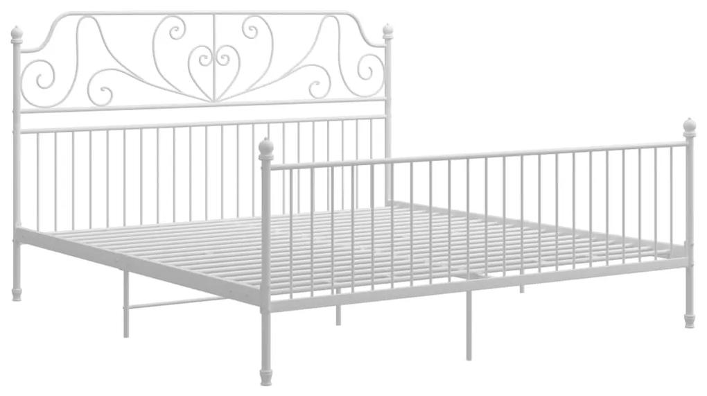 Estrutura de cama metal 200x200 cm branco
