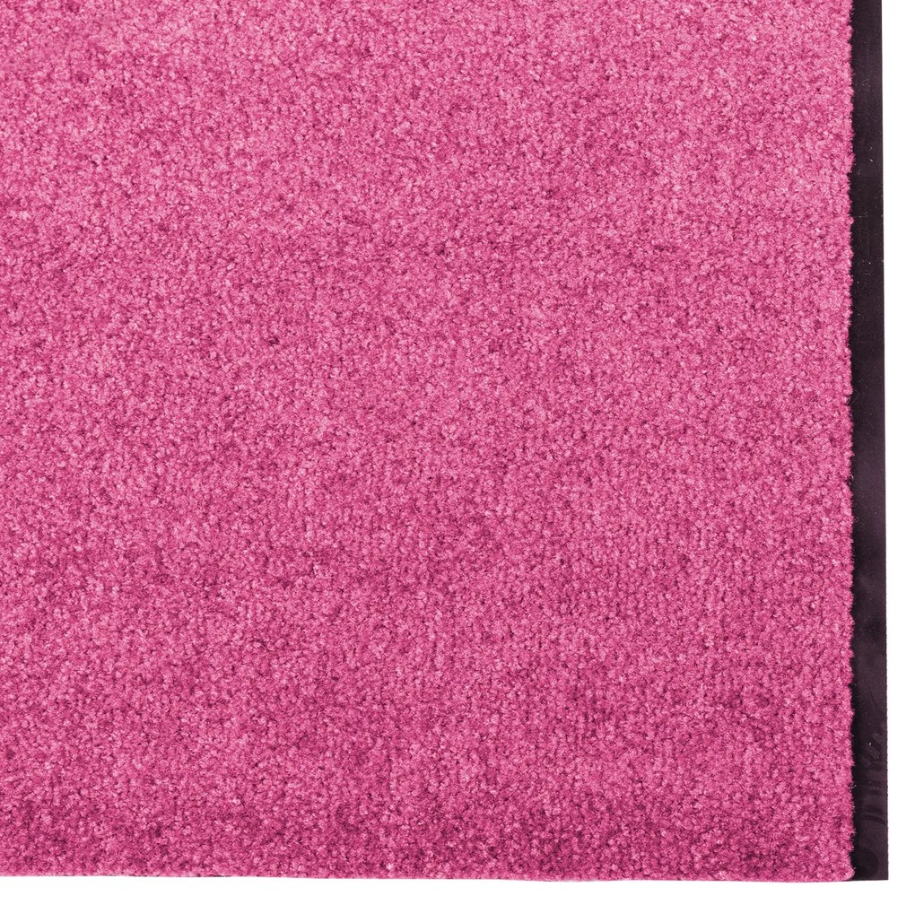 Capacho Lavável Rosa 120x350 cm