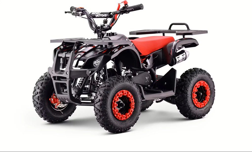 Mini Moto Infantil para crianças 5 a 9/10 anos Gasolina 50 CC Beneo Motors Cobra com limitador de velocidade vermelha