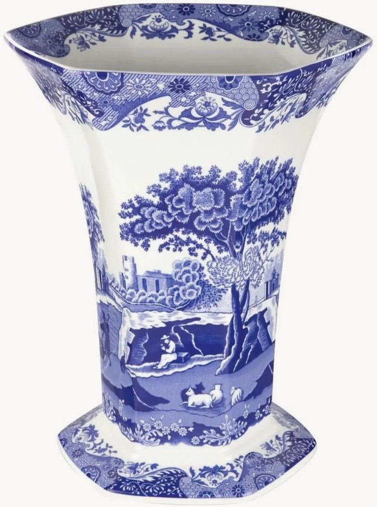 Jarra em porcelana Blue Italian, Alt 27 cm