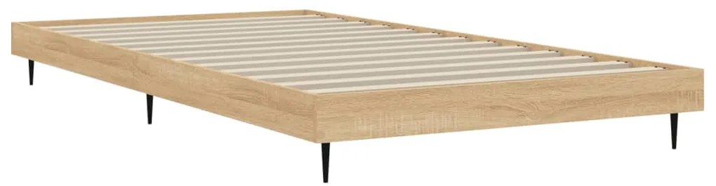 Estrutura cama 100x200 cm derivados de madeira carvalho sonoma