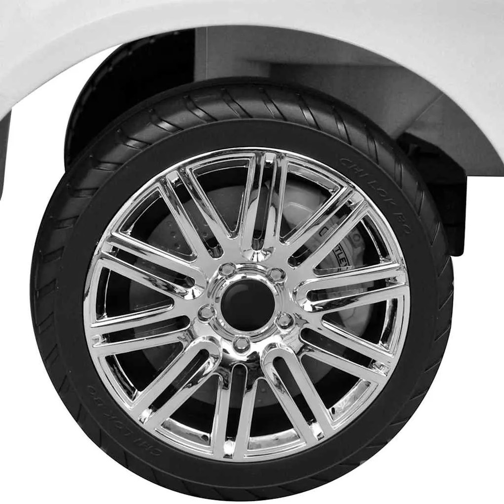 Carro para crianças a pedais branco
