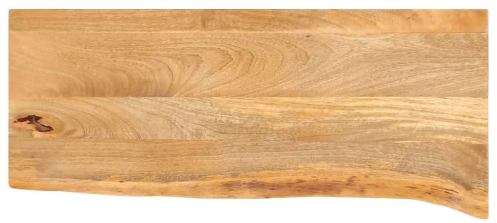 Tampo de mesa c/ borda viva 90x30x2,5 cm mangueira maciça