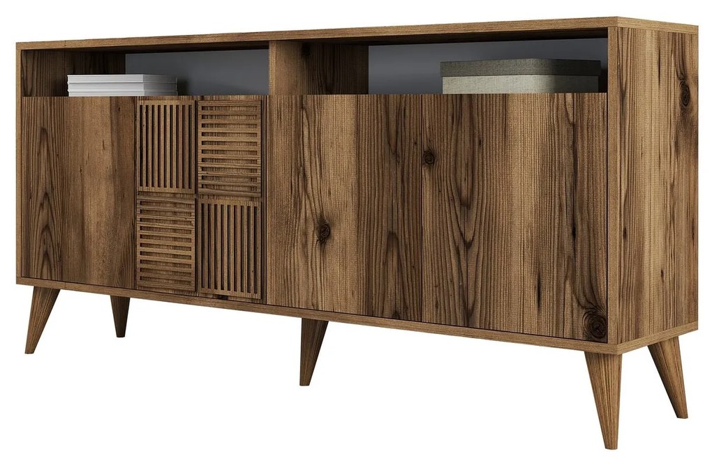 Console Milan – Walnut – 160 cm x 78 cm x 35 cm