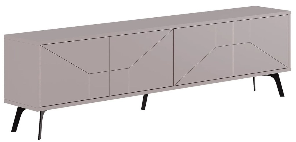 Estante Lima – Nogueira e Antracite – 90x180x20 cm
