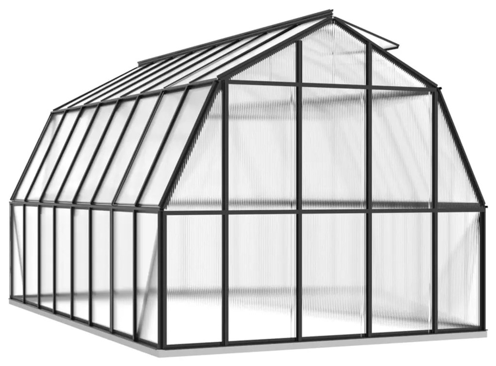 Estufa GreenHouse com Base - 12,63 m² - Estrutura em Aluminio e Aço